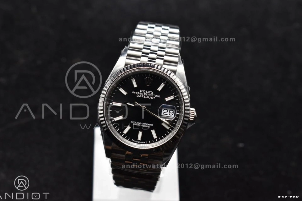 559 Dial Edition 904L Stick on Steel Best 36 Attractive VR 1:1 DateJust Clean Bracelet 126234 Jubilee Black 0116